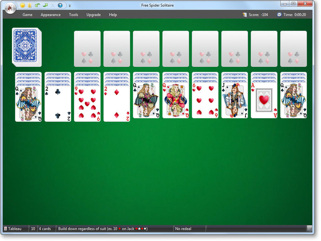 classic spider solitaire windows xp free download for windows 10